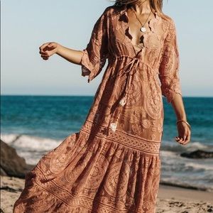 Jen's pirate booty // mandala maxi dress